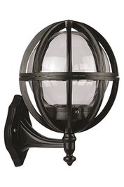 Opviq BAP-68080-BSY-M1 Lámpara de Pared Exterior Negra